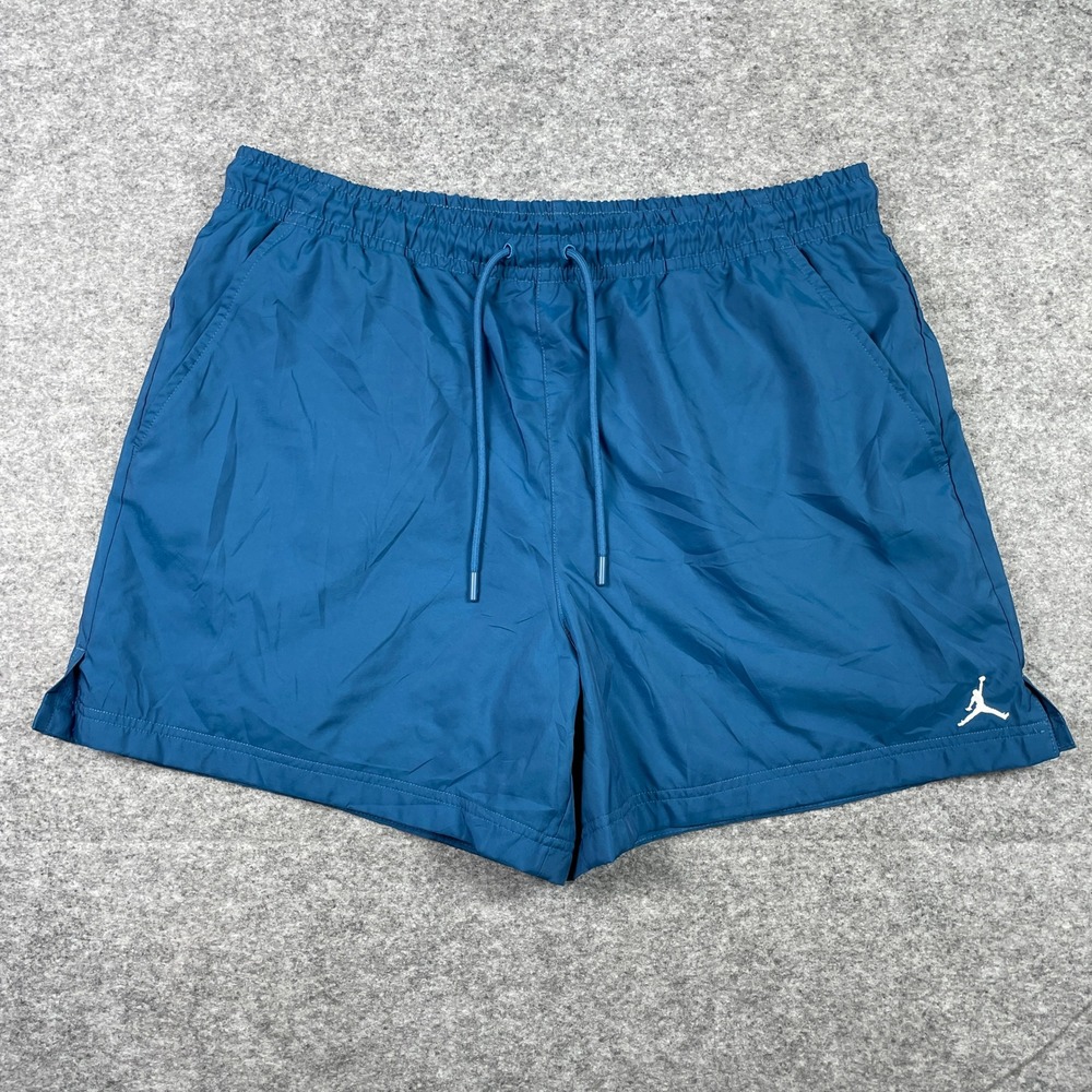 Jordan Shorts Mens XXL Blue Essentials Pool Mesh Lined Swim Trunks FQ4562-457